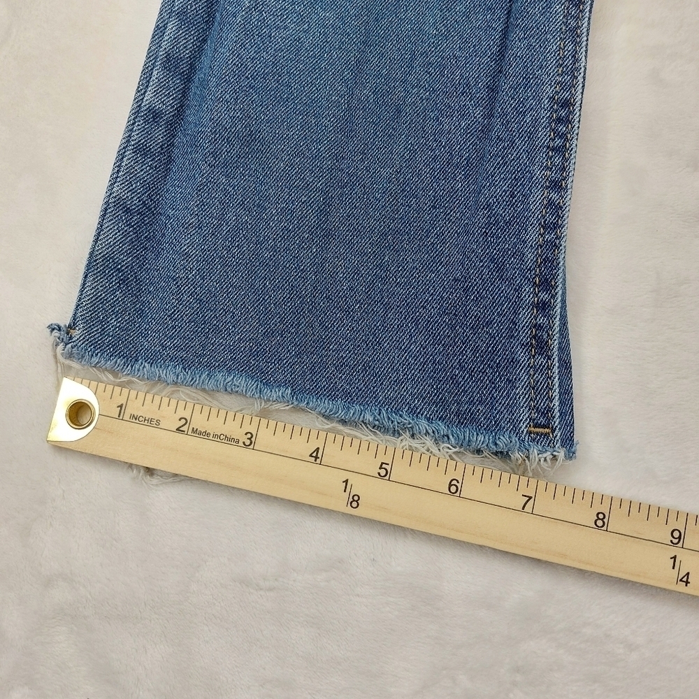 WILD FABLE JEANS WOMEN'S BLUE HIGHRISE STRAIGHT ANKLE DENIM PANTS SIZE 6 - Picture 3 of 8